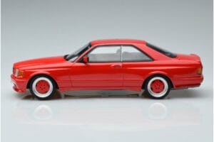 Mercedes 560 SEC W126 Widebody レッド Otto 1:18 OT995 レジン - 画像 3/6