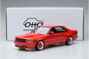 Mercedes 560 SEC W126 Widebody レッド Otto 1:18 OT995 レジン - 画像 6/6