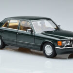 Mercedes 560 SEL W126 ダークグリーンメタリック Norev 1:18 - image 5 of 7