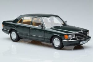 Mercedes 560 SEL W126 ダークグリーンメタリック Norev 1:18 B66040682 メタル - 画像 5/7
