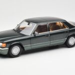 Mercedes 560 SEL W126 ナイトグリーンメタリック Dealer Edition Norev 1:18