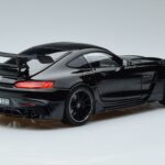 Mercedes AMG GT C190 Black Series ブラック Norev 1:18 183900 メタル - image 3 of 7