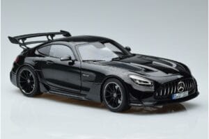 Mercedes AMG GT C190 Black Series ブラック Norev 1:18 183900 メタル - 画像 5/7