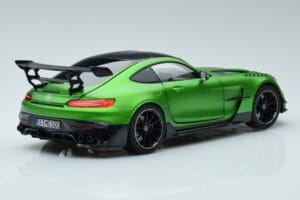 Mercedes AMG GT C190 Black Series グリーン Hell Magno リミテッドエディション Norev 1:18 183903 メタル - 画像 3/7