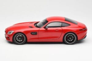 Mercedes AMG GT C190 レッド Norev 1:18 183496 メタル - 画像 4/8