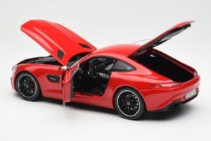 Mercedes AMG GT C190 レッド Norev 1:18 183496 メタル - 画像 5/8