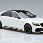 Mercedes AMG S63 W222 ダイヤモンドホワイト GT Spirit 1:18 - image 4 of 6
