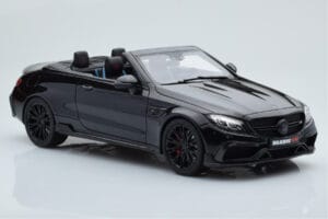 Mercedes Brabus 650 カブリオレ ブラック GT Spirit 1:18 GT206 レジン - 画像 4/6