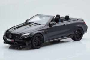 Mercedes Brabus 650 カブリオレ ブラック GT Spirit 1:18