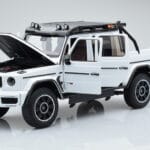 Mercedes Brabus G800 W464 Adventure XLP ポーラーホワイト Almost Real 1:18 - image 2 of 8
