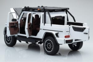 Mercedes Brabus G800 W464 Adventure XLP ポーラーホワイト Almost Real 1:18 860524 メタル - 画像 5/8
