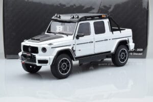Mercedes Brabus G800 W464 Adventure XLP ポーラーホワイト Almost Real 1:18 860524 メタル - 画像 8/8