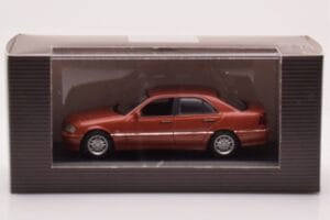 Mercedes C-Class W202 C220 オレンジ メタリック Dealer Edition Minichamps 1:43 B66005747 メタル - 画像 4/4