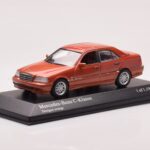 Mercedes C-Class W202 C240 オレンジメタリック Minichamps 1:43 - image 2 of 4