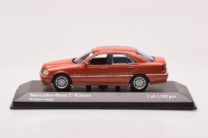 Mercedes C-Class W202 C240 オレンジメタリック Minichamps 1:43