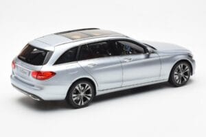 Mercedes C-Class W205 T-Model シルバー Asia Exclusive Norev 1:18 183865 メタル - 画像 3/8