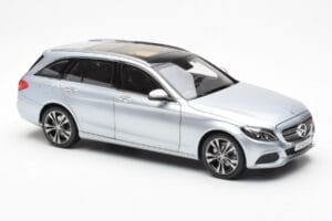 Mercedes C-Class W205 T-Model シルバー Asia Exclusive Norev 1:18 183865 メタル - 画像 6/8