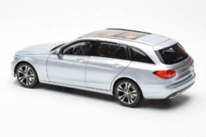 Mercedes C-Class W205 T-Model シルバー Asia Exclusive Norev 1:18 183865 メタル - 画像 7/8