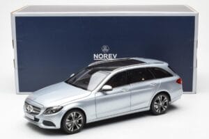 Mercedes C-Class W205 T-Model シルバー Asia Exclusive Norev 1:18 183865 メタル - 画像 8/8
