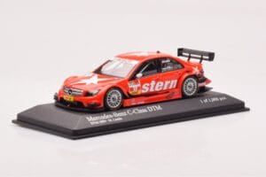 Mercedes C-Class W204 DTM Stern AMG Mercedes #17 M. Lauda DTM 2009 Minichamps 1:43 400093817 メタル - 画像 2/4