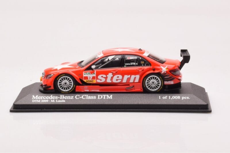 Mercedes C-Class W204 DTM Stern AMG Mercedes #17 M. Lauda DTM 2009 Minichamps 1:43