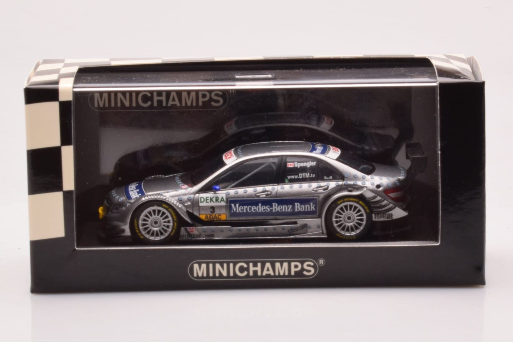 Mercedes C-Class W204 DTM Team AMG Mercedes #3 B. Spengler DTM 2008 Minichamps 1:43 400083803 メタル - 画像 4/4