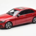Mercedes C-Class W205 レッド メタリック Asia Exclusive Norev 1:18