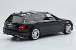 Mercedes C63 AMG S204 T-Model ブラック GT Spirit 1:18 GT760 レジン - 画像 2/6
