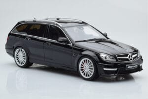 Mercedes C63 AMG S204 T-Model ブラック GT Spirit 1:18 GT760 レジン - 画像 4/6