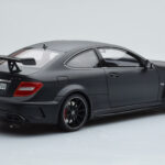 Mercedes C63 AMG W204 Black Series マットブラック GT Spirit 1:18 - image 2 of 6