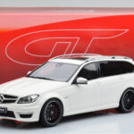 Mercedes C63 AMG S204 T-Model ホワイト GT Spirit 1:18 - image 8 of 8