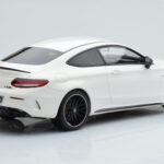 Mercedes C63S AMG C205 クーペ ホワイト GT Spirit 1:18 - image 2 of 6
