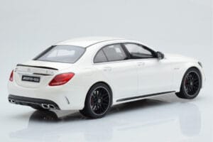 Mercedes C63S AMG W205 ホワイト GT Spirit 1:18 B66960370 レジン - 画像 2/6