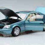 Mercedes CL600 C140 ブルーメタリック Norev 1:18 183448 メタル - image 2 of 7
