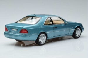 Mercedes CL600 C140 ブルーメタリック Norev 1:18 183448 メタル - 画像 3/7
