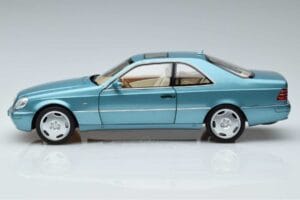 Mercedes CL600 C140 ブルーメタリック Norev 1:18 183448 メタル - 画像 4/7