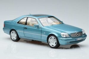 Mercedes CL600 C140 ブルーメタリック Norev 1:18 183448 メタル - 画像 5/7