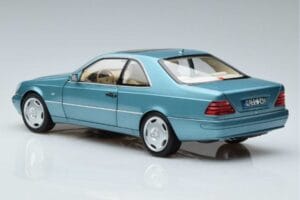 Mercedes CL600 C140 ブルーメタリック Norev 1:18 183448 メタル - 画像 6/7