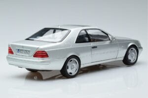 Mercedes CL600 C140 シルバーメタリック Norev 1:18 183446 メタル - 画像 3/7