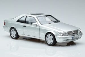 Mercedes CL600 C140 シルバーメタリック Norev 1:18 183446 メタル - 画像 5/7