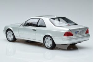 Mercedes CL600 C140 シルバーメタリック Norev 1:18 183446 メタル - 画像 6/7