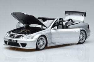 Mercedes CLK DTM AMG W209 カブリオレ シルバー Kyosho 1:18 B66962272 メタル - 画像 2/8