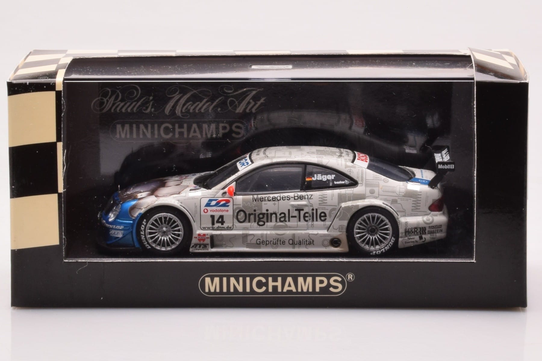 Mercedes CLK DTM Team Persson #14 Jaeger DTM 2001 Minichamps 1:43 400013714 メタル - 画像 4/4