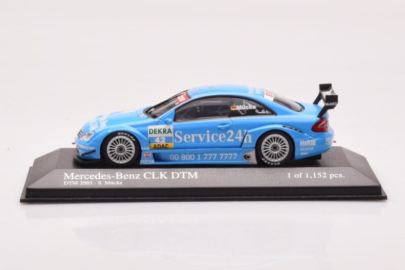 Mercedes CLK DTM Team Service 24h #42 S. Mucke DTM 2003 Minichamps 1:43 400033242 メタル