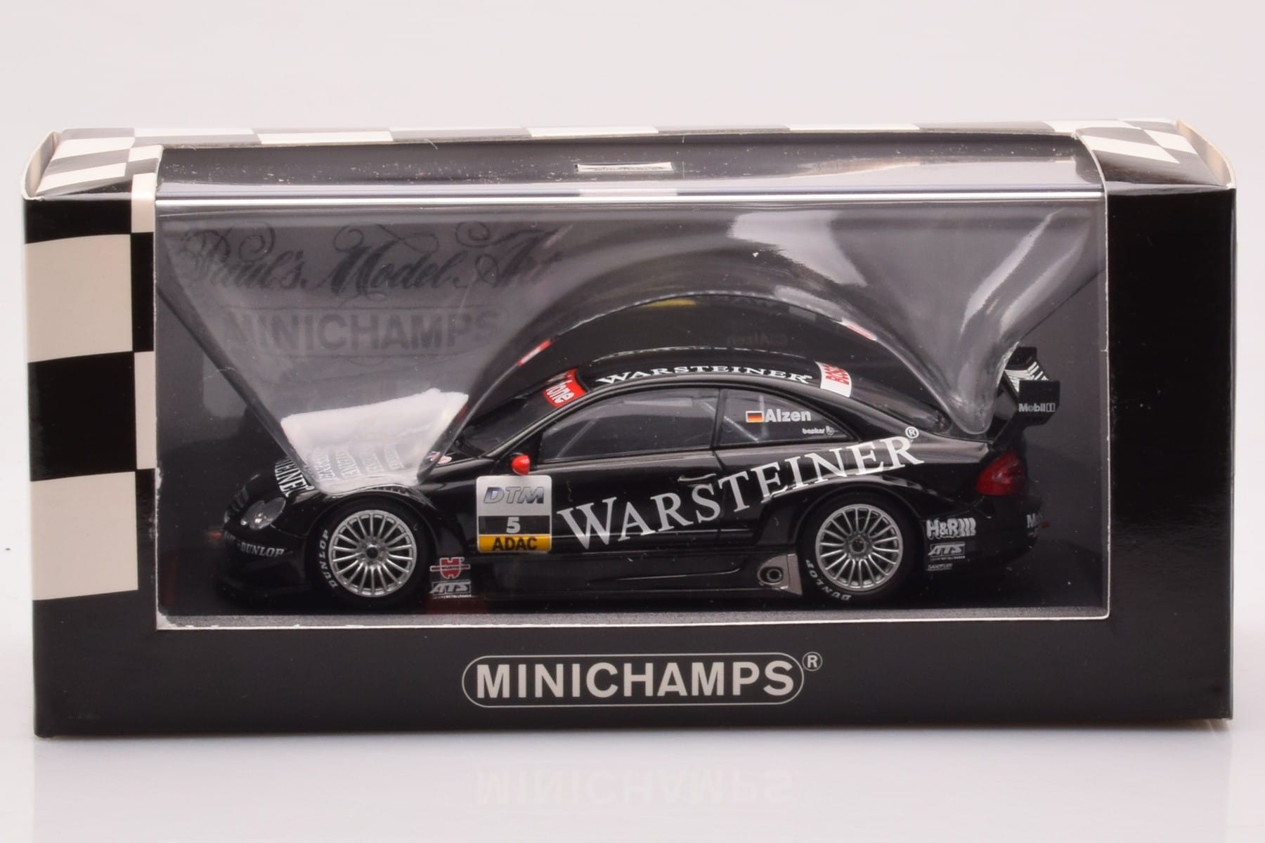 Mercedes CLK DTM Team Warsteiner AMG #5 U. Alzen DTM 2002 Minichamps 1:43 400023025 メタル - 画像 4/4