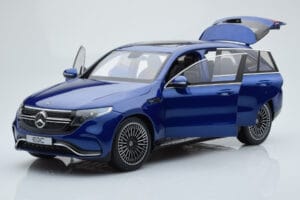 Mercedes EQC 400 ブリリアントブルー NZG 1:18 B66963757 メタル - 画像 2/8