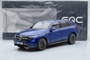 Mercedes EQC 400 ブリリアントブルー NZG 1:18 B66963757 メタル - 画像 8/8