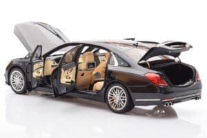 Mercedes Maybach S-Class W222 Brabus 900 オブシディアンブラック Almost Real 1:18 860102 メタル - 画像 5/8