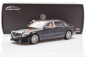 Mercedes Maybach S-Class W222 Brabus 900 オブシディアンブラック Almost Real 1:18 860102 メタル - 画像 8/8