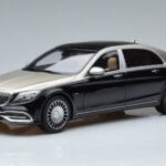 Mercedes Maybach S600 W222 ブラックシルバー GT Spirit 1:18 GT237 レジン